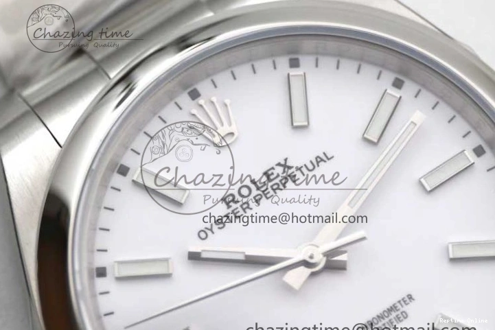 0129 Oyster Perpetual 39mm 114300 EWF 1:1 Best Edition 904L Steel White Dial on SS Bracelet SA ModernLook 2003